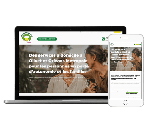 Refonte de site pour l'association Proximité Services